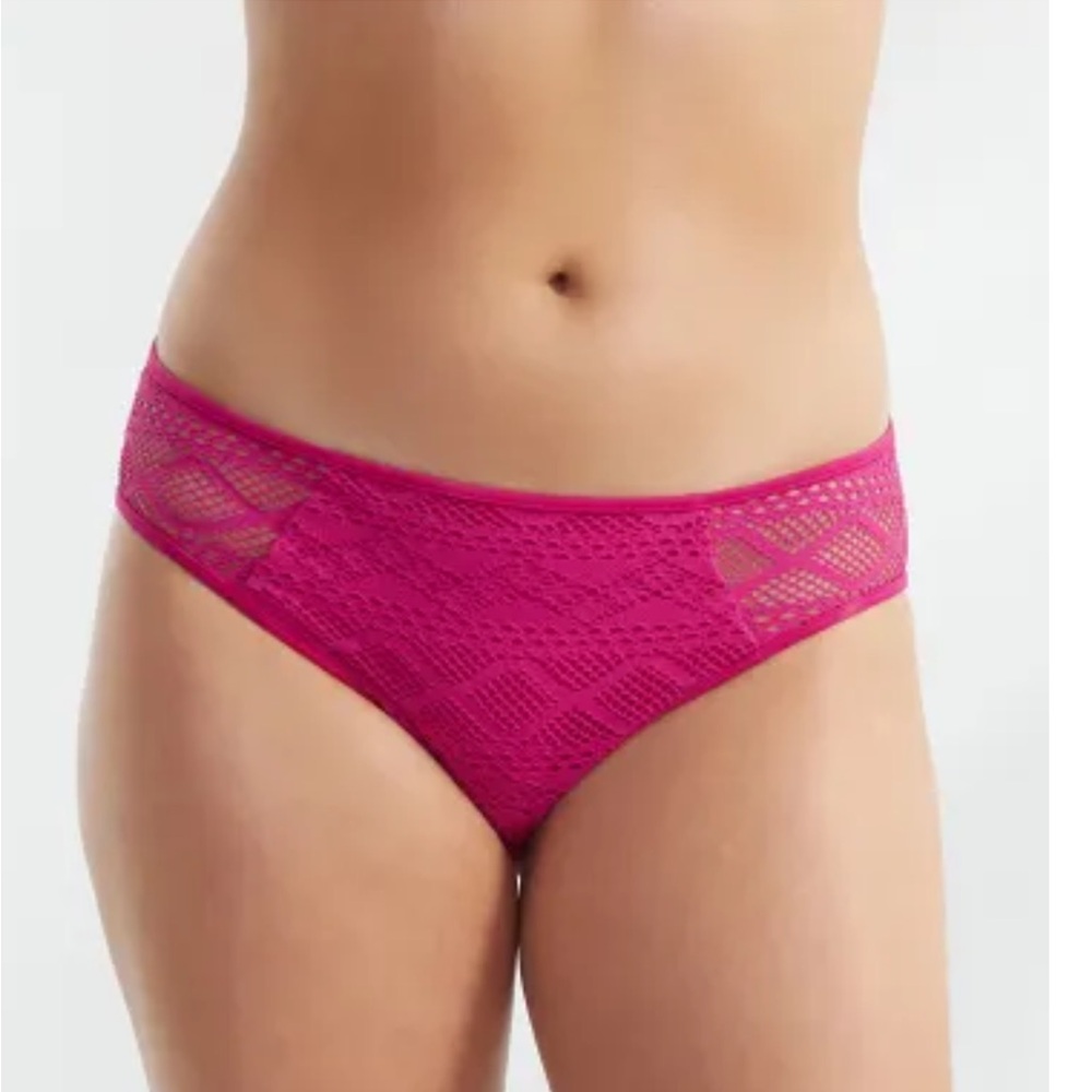 Pink Freya Crochet Bikini Bottom 👙